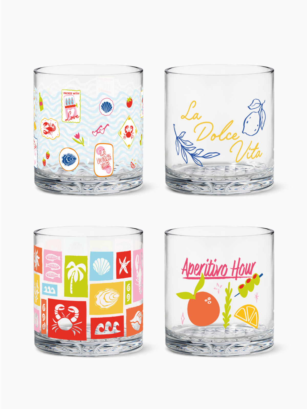 Euro Summer - RESERVE 12oz Old Fashioned Tritan Copolyester Glass