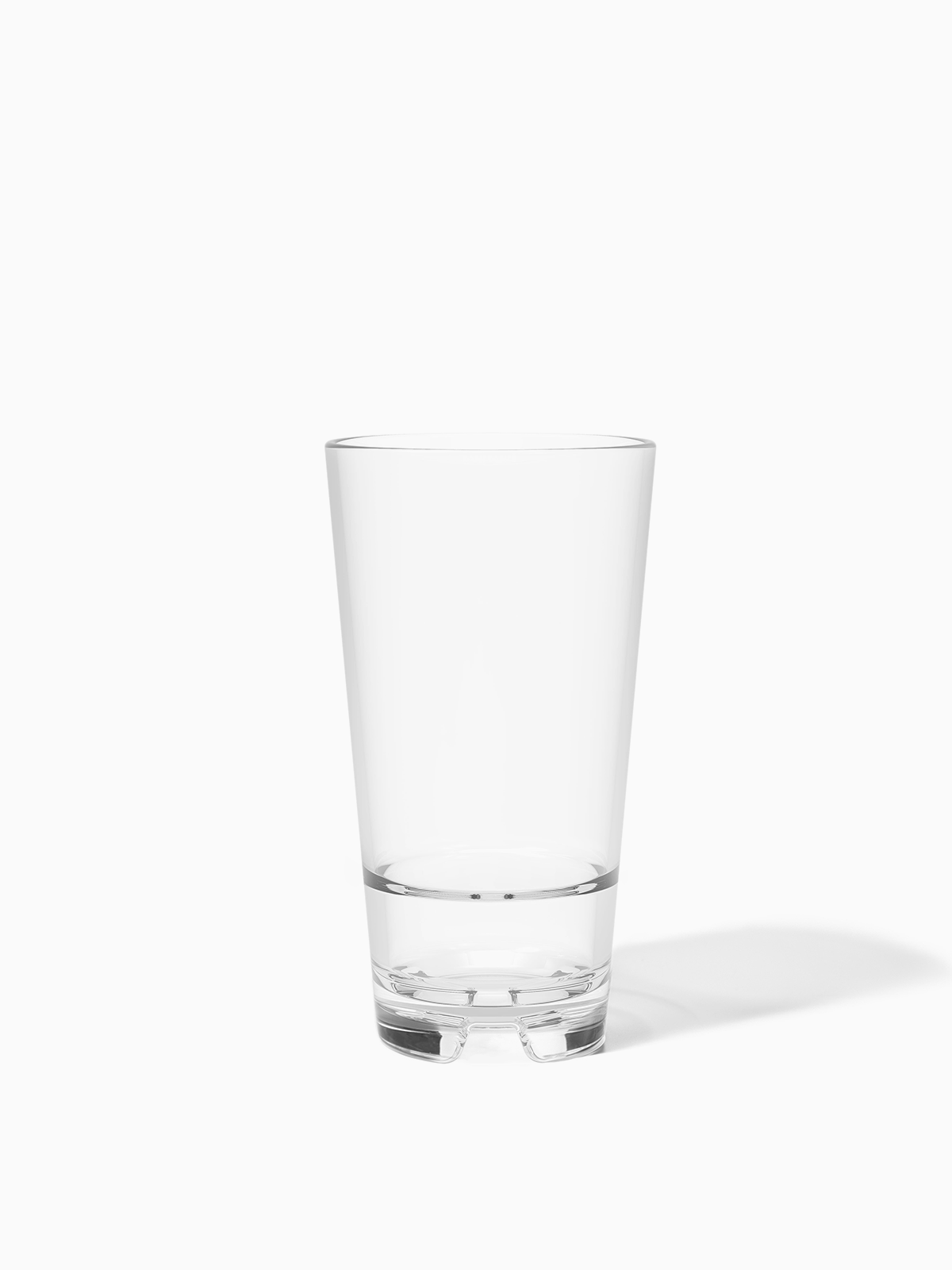 TOSSWARE Reserve 14oz Unbreakable Plastic Highball Glasses - Set Of 24, Dishwasher Safe, Clear