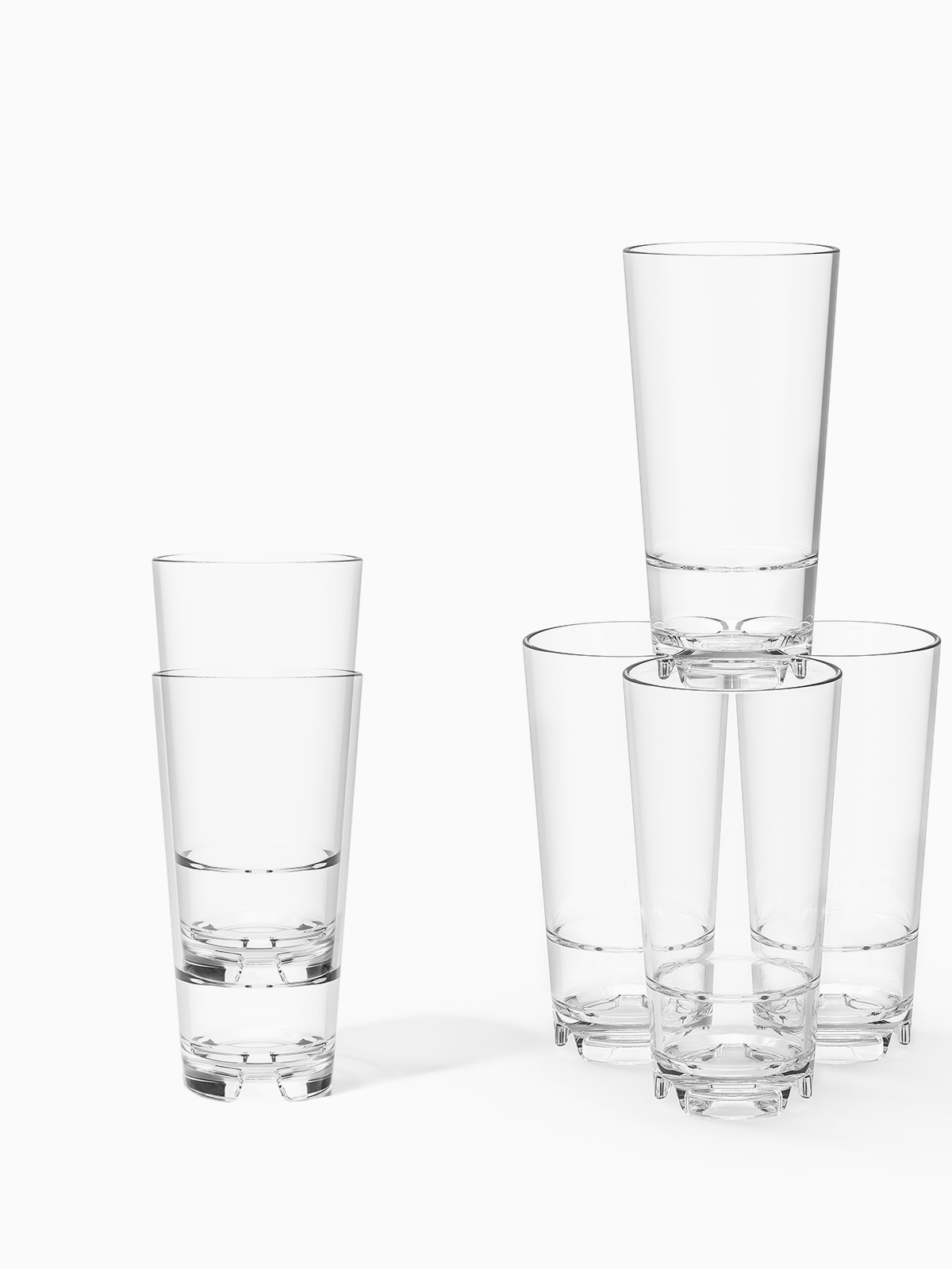 RESERVE 20oz Stackable Cooler MS Copolyester Glass - Bulk