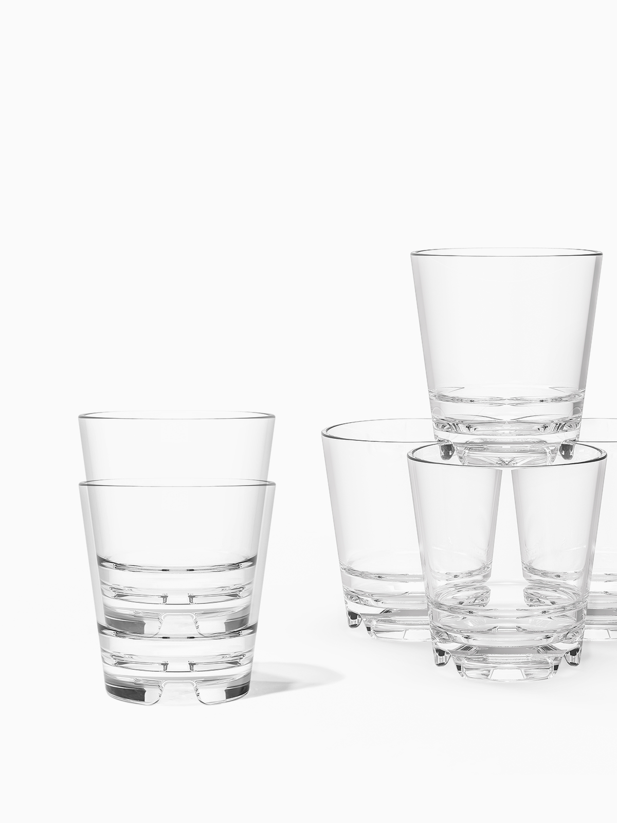 RESERVE 8oz Stackable Rocks Tritan™ Copolyester Glass - Bulk