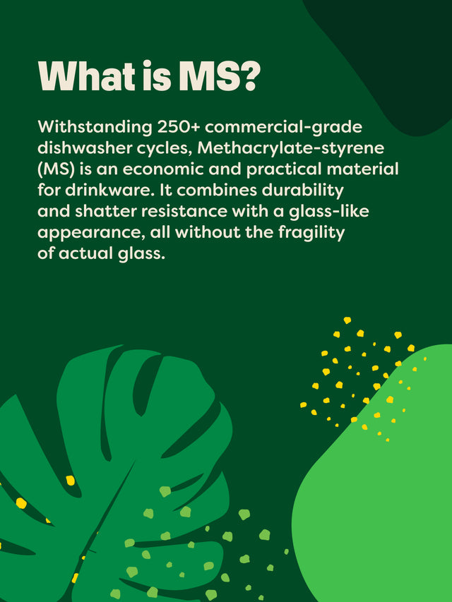 RESERVE 12oz Stackable Double Old Fashioned MS Copolyester Glass - Bulk