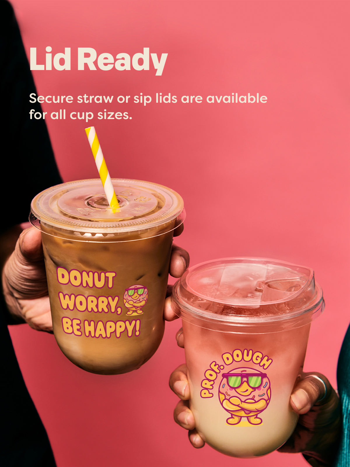 NATURAL 12oz Rounded Bottom Compostable Arc Cup - Bulk