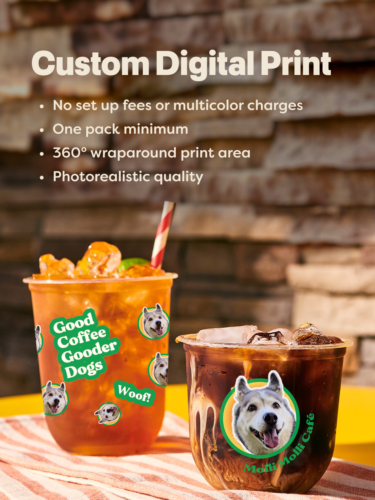 NATURAL 12oz Rounded Bottom Compostable Arc Cup - Bulk