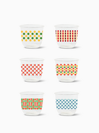 Abstract Christmas Pattern - NATURAL 12oz Arc