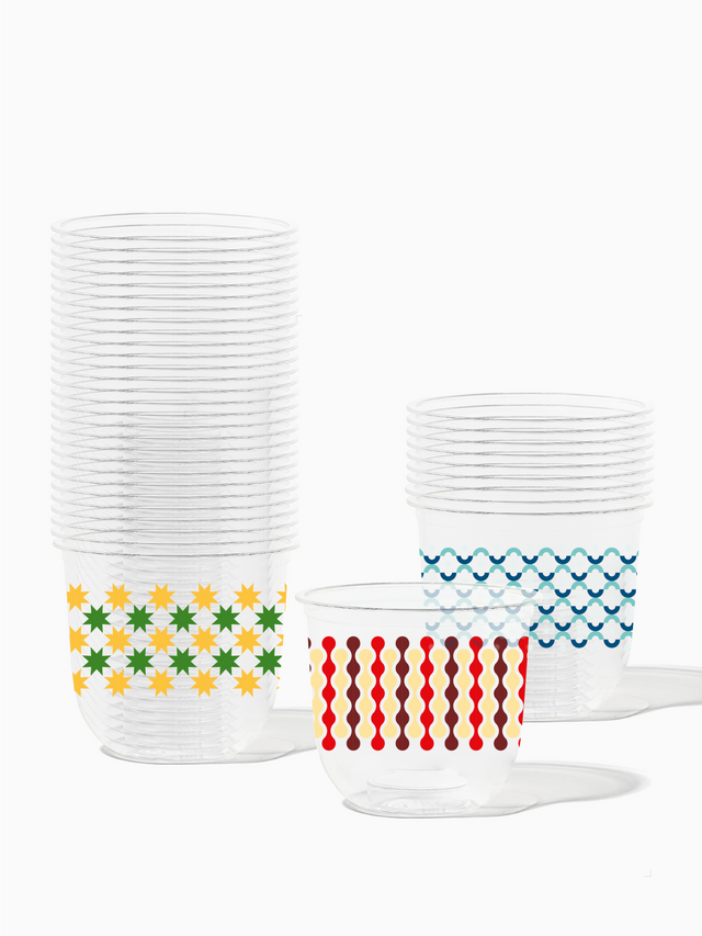 Abstract Christmas Pattern - NATURAL 12oz Arc