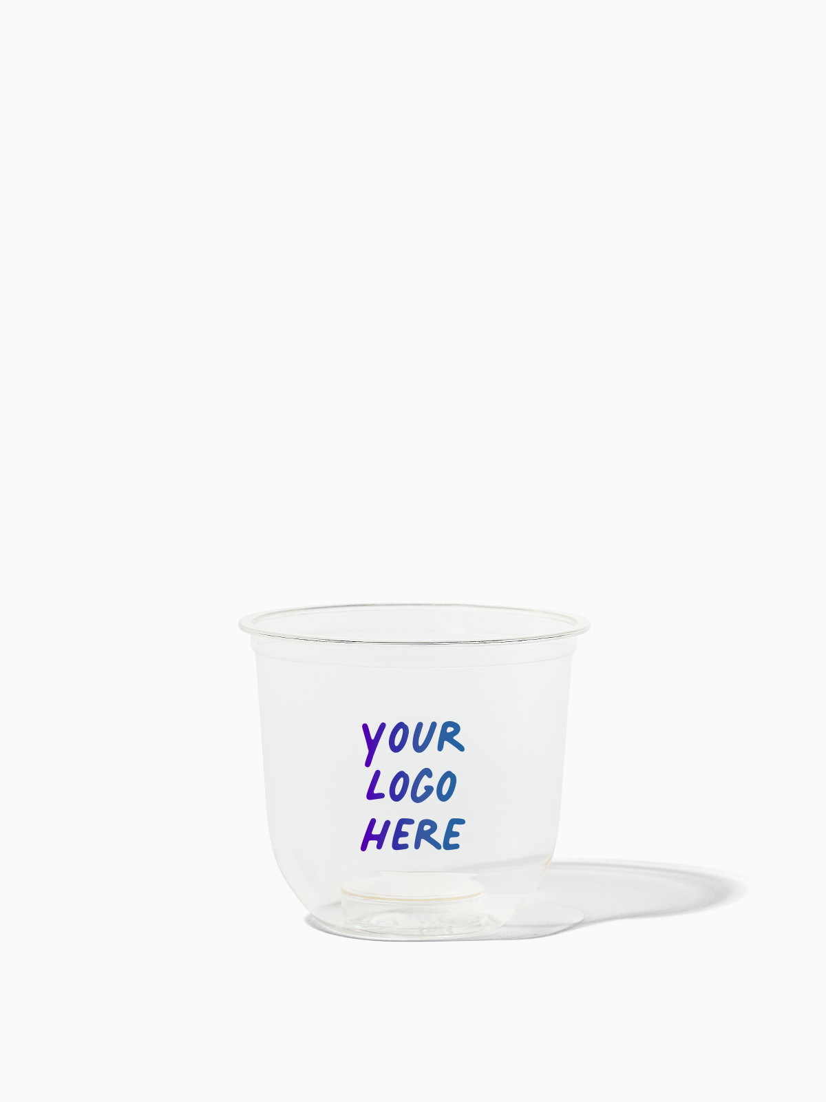 NATURAL 12oz Rounded Bottom Compostable Arc Cup - Bulk