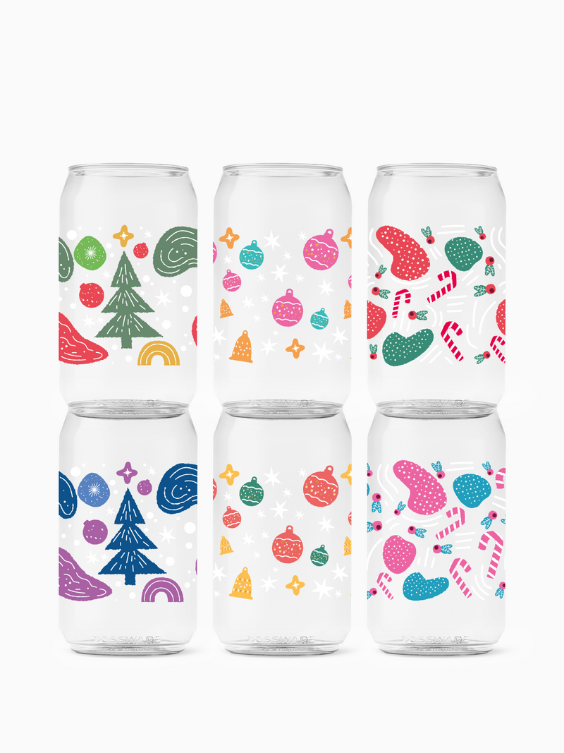 Enchanted Holiday Pattern - POP 12oz Can