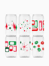 Retro Festive Pattern - POP 12oz Can