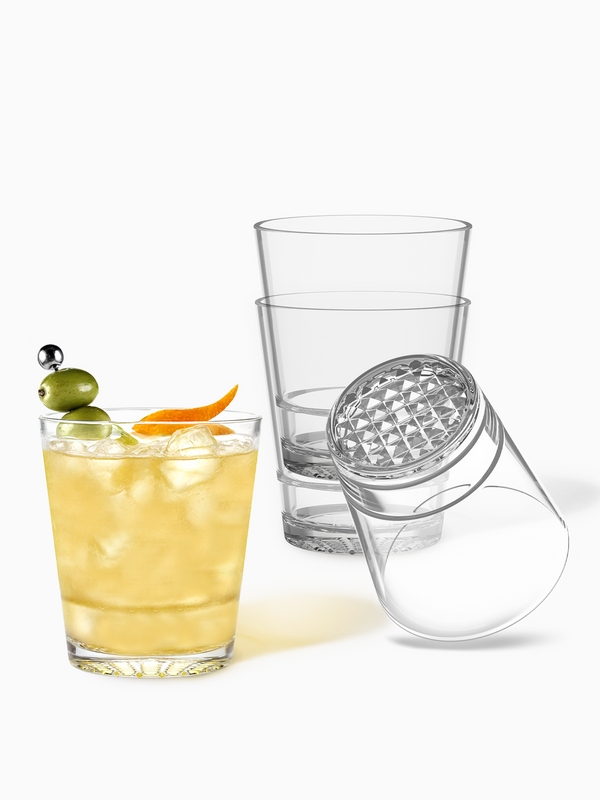 MSRP RESERVE 12oz Diamond Double Old Fashioned Tritan™ Copolyester Glass