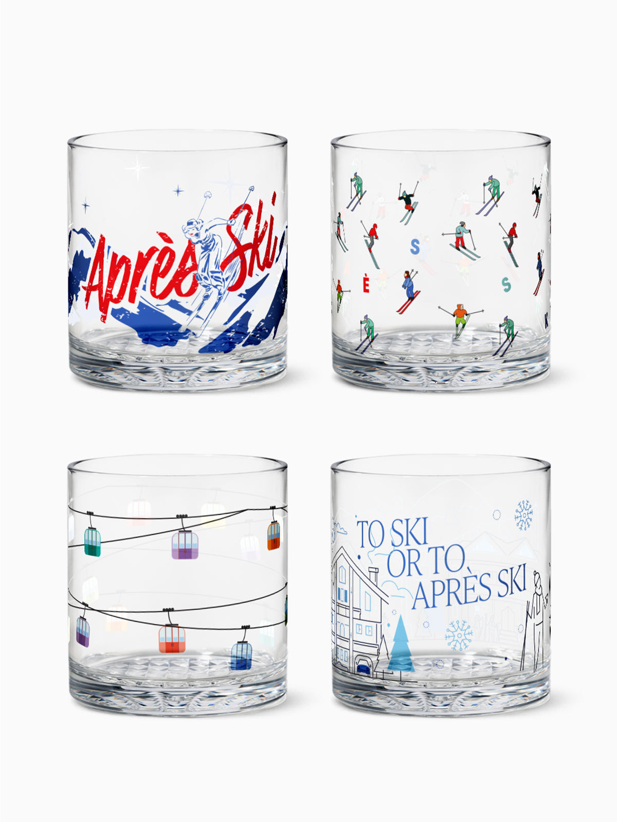 Tossware Après Ski Old Fashioned Glass