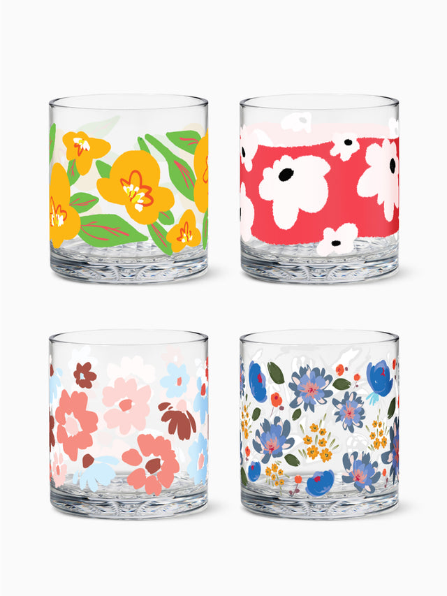 Garden Party - RESERVE 12oz Old Fashioned Tritan™ Copolyester Glass