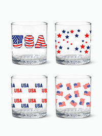 American Pride - RESERVE 12oz Old Fashioned Tritan™ Copolyester Glass