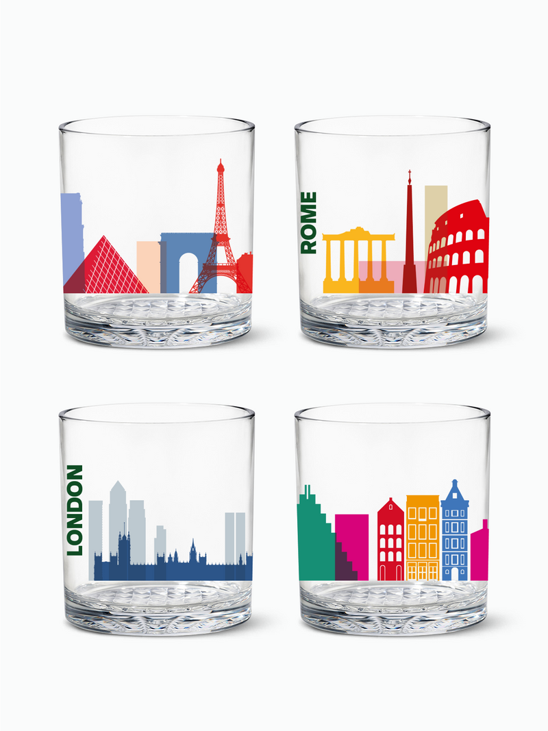 European Odyssey - RESERVE 12oz Old Fashioned Tritan™ Copolyester Glass