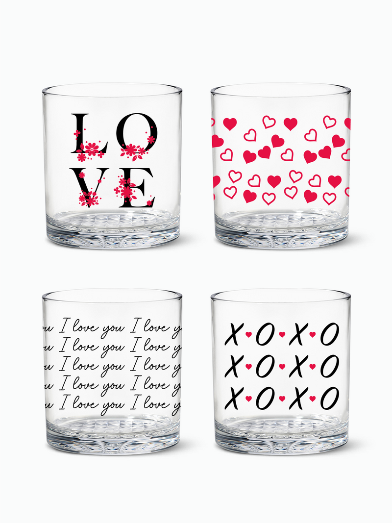 Love Wins - RESERVE 12oz Old Fashioned Tritan™ Copolyester Glass