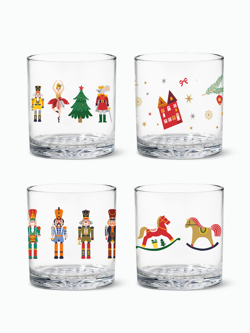 Nutcracker Noel - RESERVE 12oz Old Fashioned Tritan™ Copolyester Glass