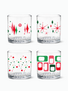 Retro Festive Pattern - RESERVE 12oz Old Fashioned Tritan™ Copolyester Glass