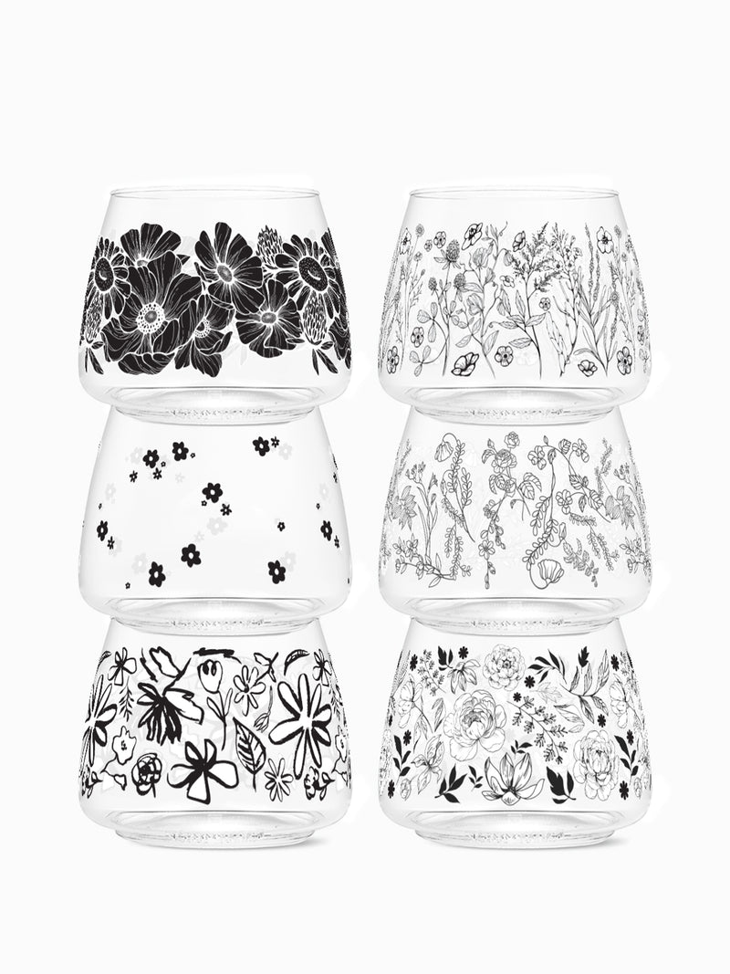 Botanical Sketches - POP 12oz Rocks