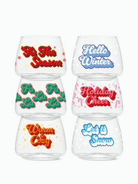 Festive Holiday - POP 12oz Rocks
