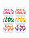 Retro Cartoon Pattern - POP 12oz Rocks