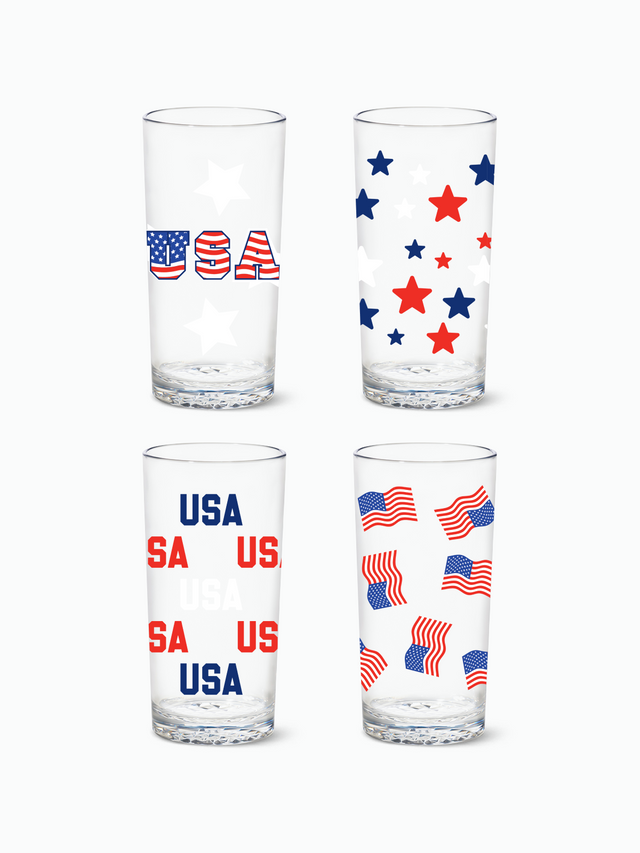 American Pride 2.0 - RESERVE 14oz Highball Tritan™ Copolyester Glass