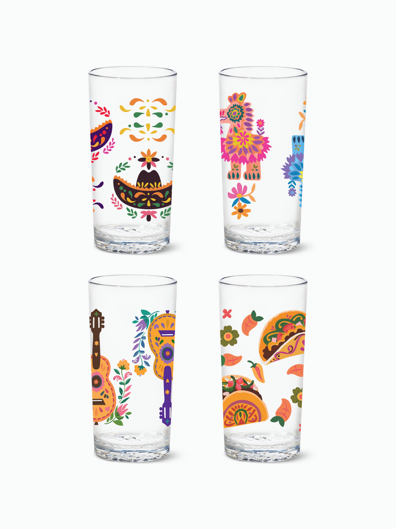Fiesta Time 2.0 - RESERVE 14oz Highball Tritan™ Copolyester Glass