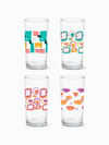 Mid-Century Retro Pattern - RESERVE 14oz Highball Tritan™ Copolyester Glass