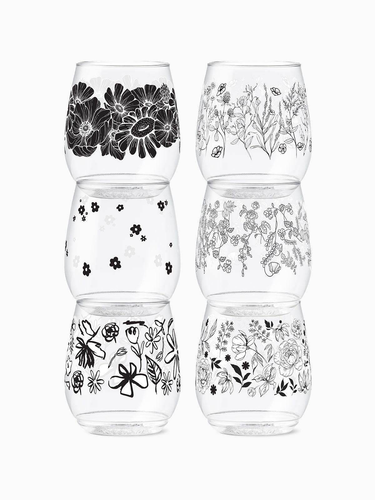 Botanical Sketches - POP 14oz Vino