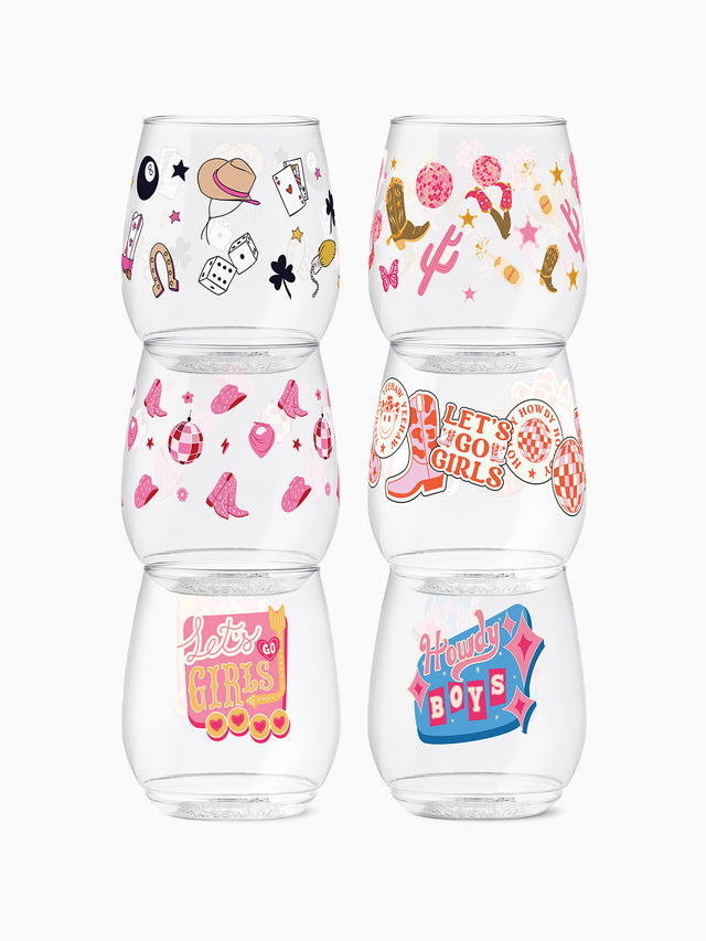 Western Disco Cowgirl - POP 14oz Vino