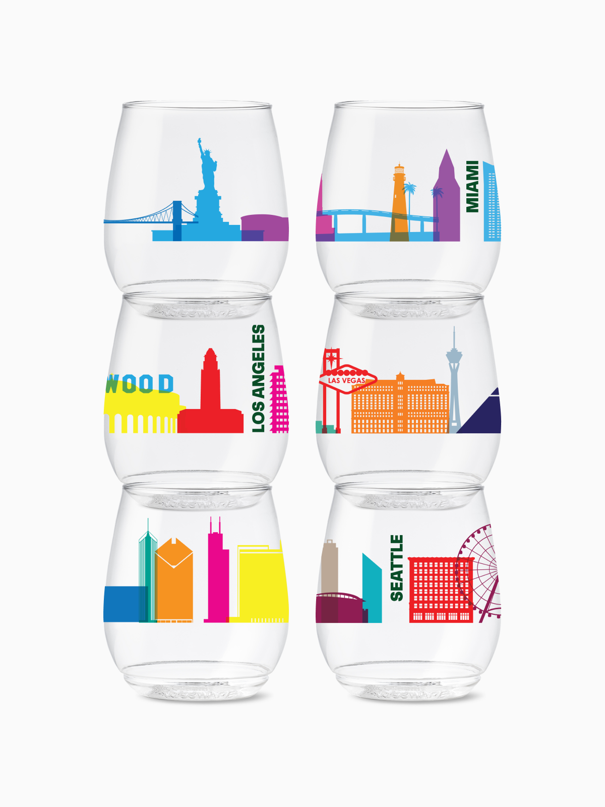 American Skylines - POP 14oz Vino