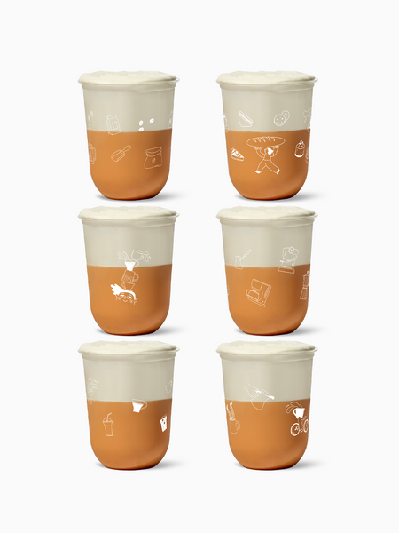 Coffee & Croissants - NATURAL 16oz Arc – TOSSWARE
