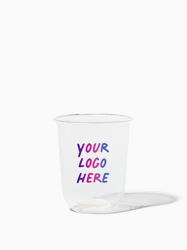 NATURAL 16oz Rounded Bottom Compostable Arc Cup - Bulk