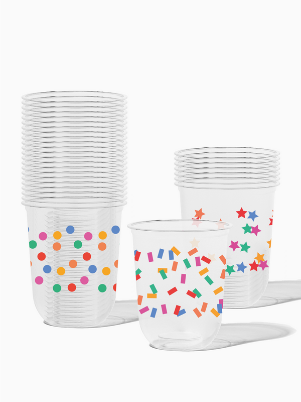 Confetti Galore - NATURAL 16oz Arc