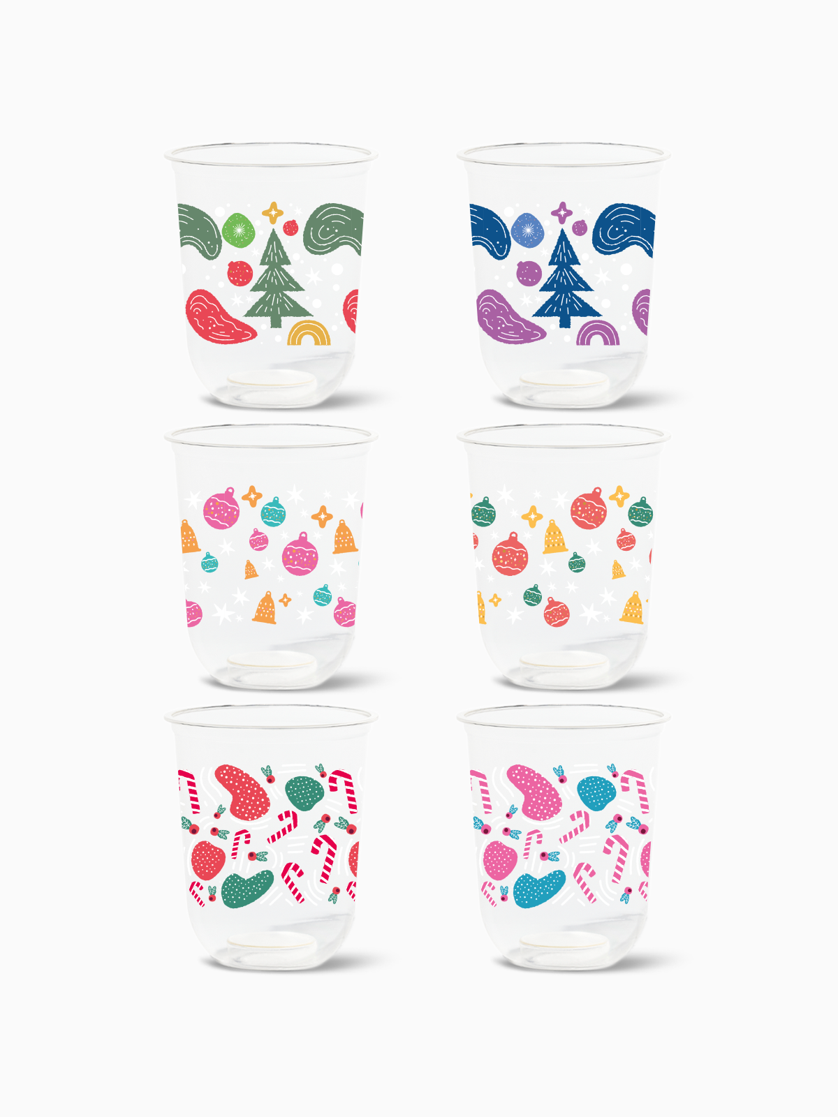 Enchanted Holiday Pattern - NATURAL 16oz Arc