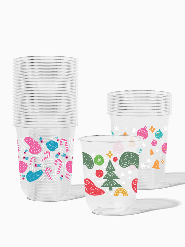 Enchanted Holiday Pattern - NATURAL 16oz Arc