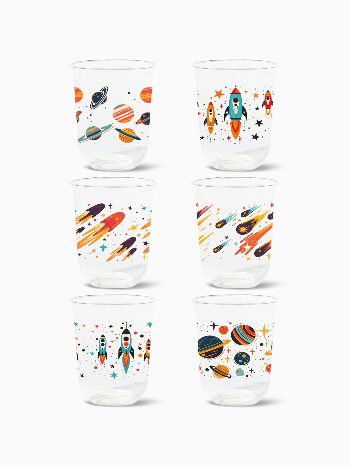 Colorful Galaxy - NATURAL 16oz Arc