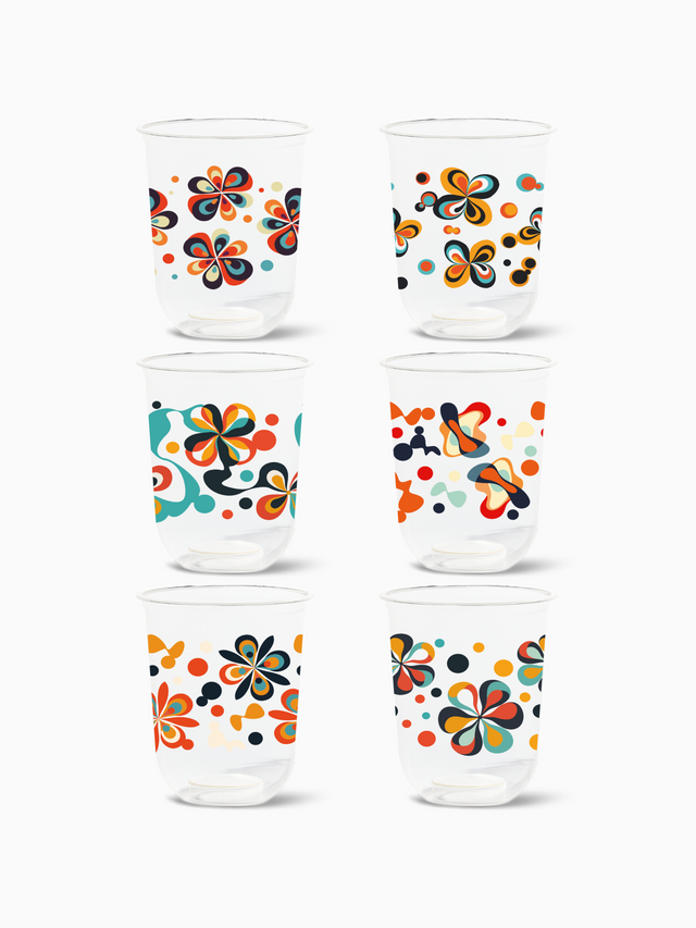 Retro Bloom - NATURAL 16oz Arc