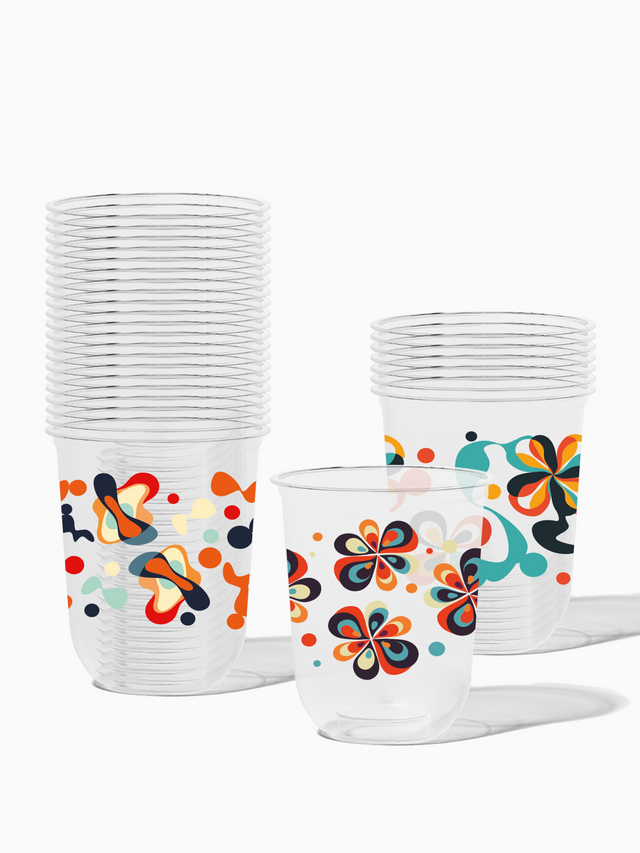 Retro Bloom - NATURAL 16oz Arc