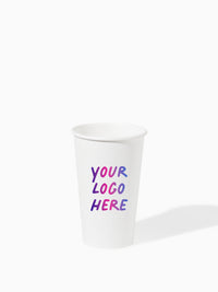GO 16oz Single Wall Paper Cup - Bulk - 1000/Case
