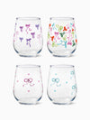 Elegant Bows - RESERVE 16oz Stemless Wine Tritan™ Copolyester Glass