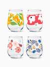 Garden Party - RESERVE 16oz Stemless Wine Tritan™ Copolyester Glass
