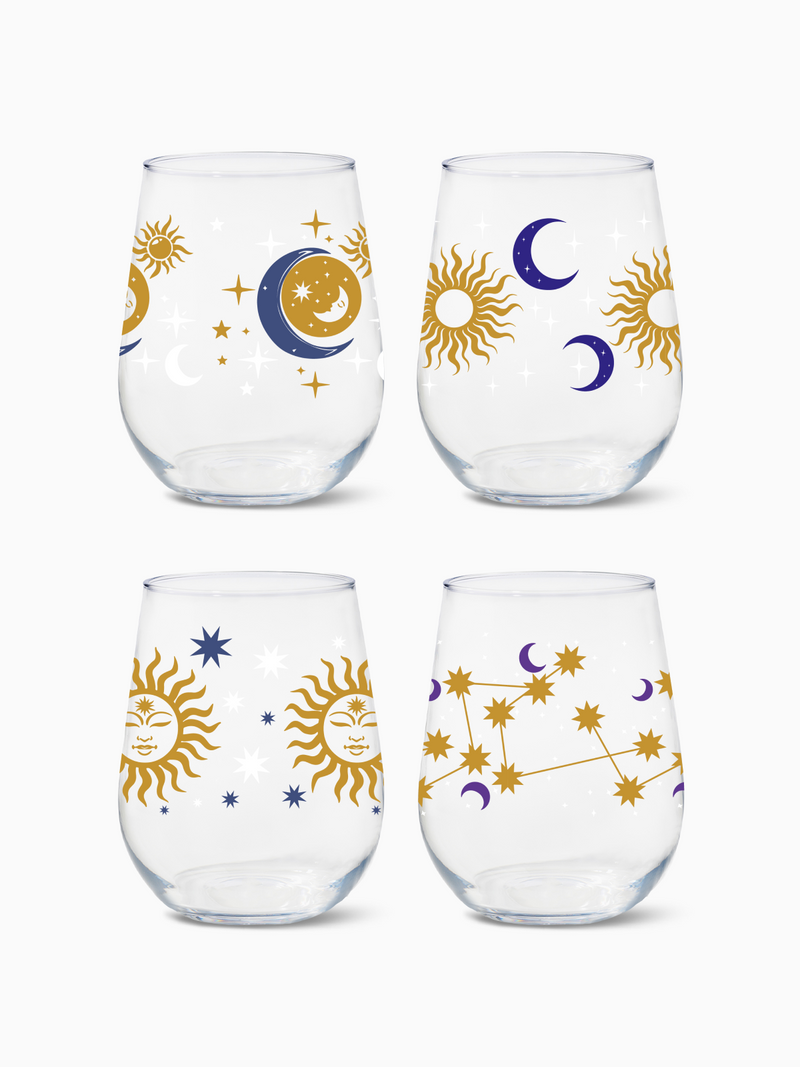 Celestial Sky - RESERVE 16oz Stemless Wine Tritan™ Copolyester Glass