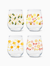Festive Bliss - RESERVE 16oz Stemless Wine Tritan™ Copolyester Glass