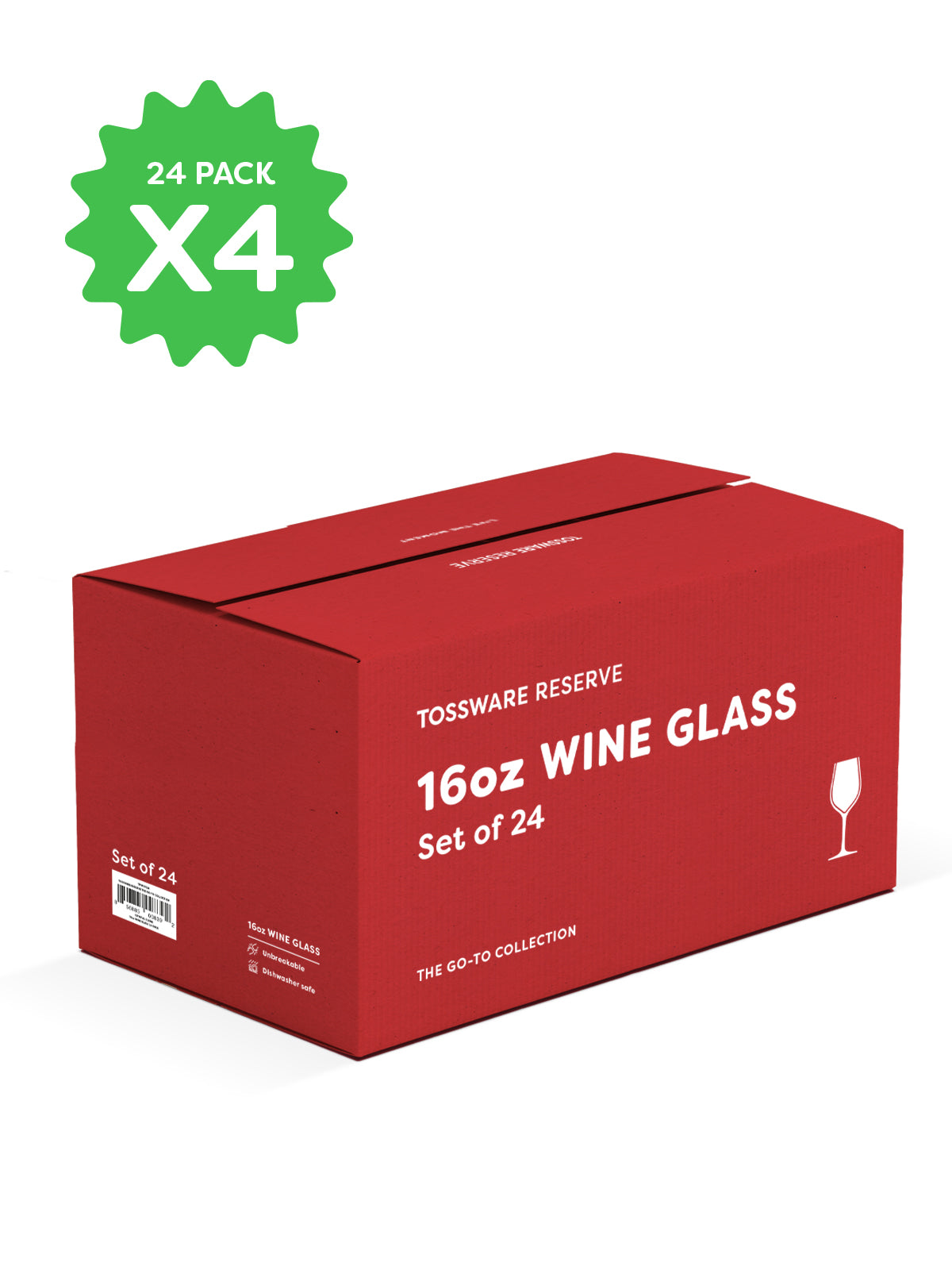 RESERVE 16oz Wine Tritan™ Copolyester Glass - Bulk