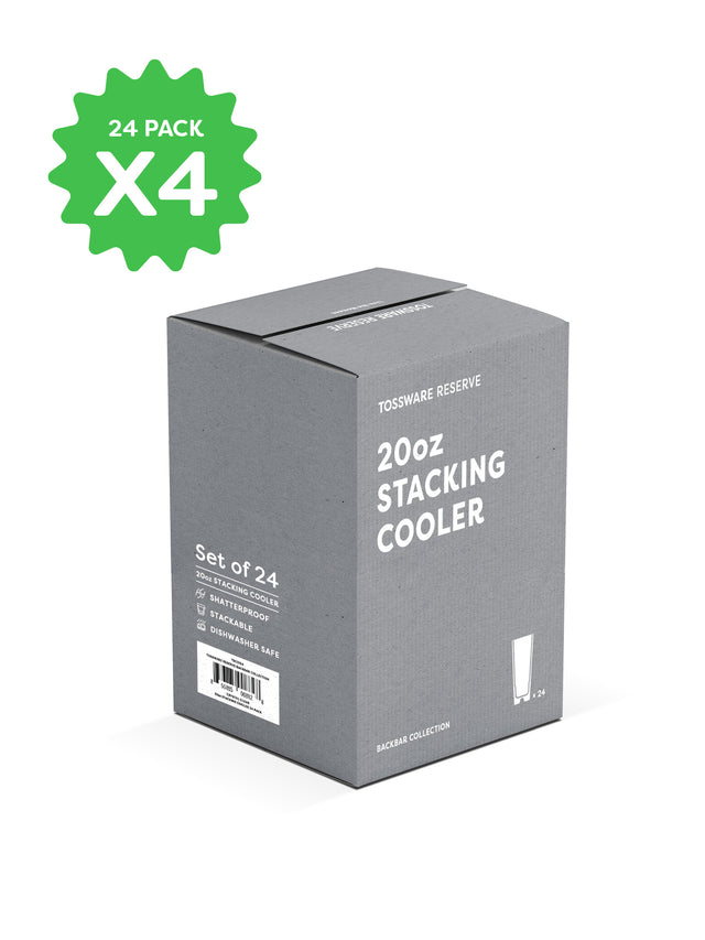 RESERVE 20oz Stackable Cooler Tritan™ Copolyester Glass - Bulk