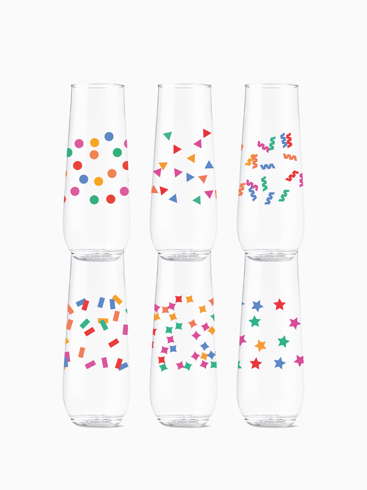 Confetti Galore - POP 9oz Flute