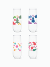 Enchanted Holiday Pattern - RESERVE 9oz Stemless Champagne Tritan™ Copolyester Glass