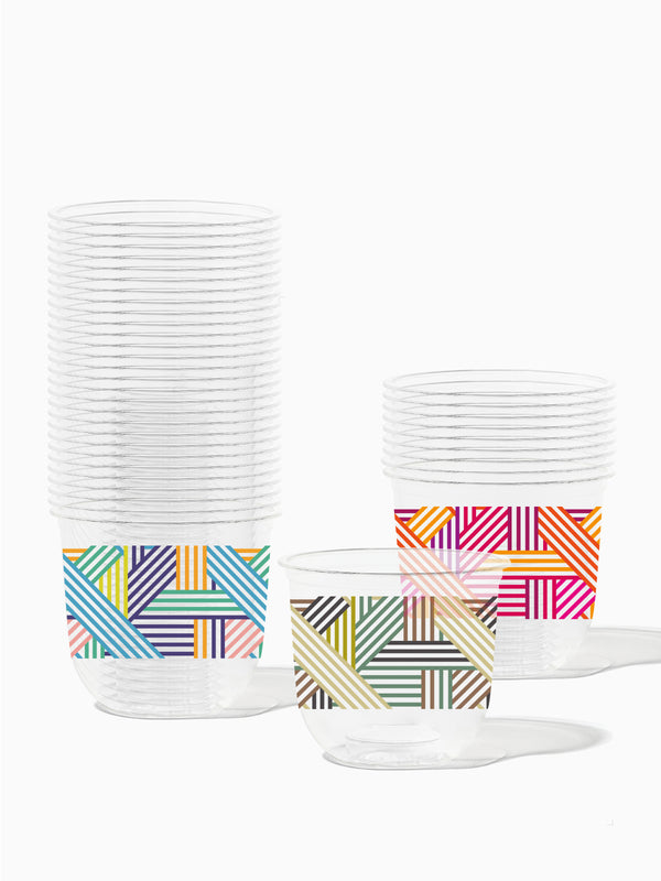 Art Deco Lines - NATURAL 12oz Arc