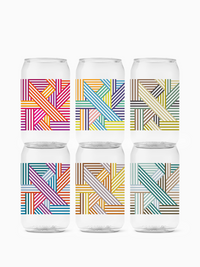 Art Deco Lines - POP 12oz Can
