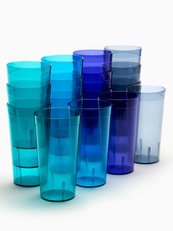 PEBBLED 20oz Tumbler Aqua Lagoon - Bulk - 160/Case