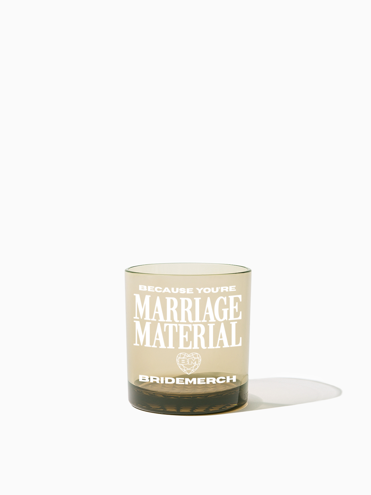 Because You're ...: TOSSWARE × BRIDEMERCH (White) - RESERVE 12oz Old Fashioned Tritan™ Copolyester Glass Mixed Set